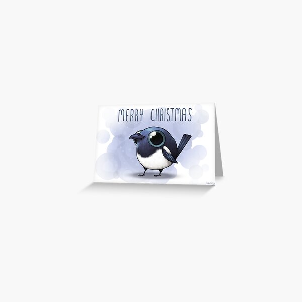 Merry Magpie Christmas Greeting Card