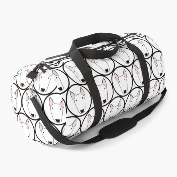 Bully Bubble Pattern White Duffle Bag