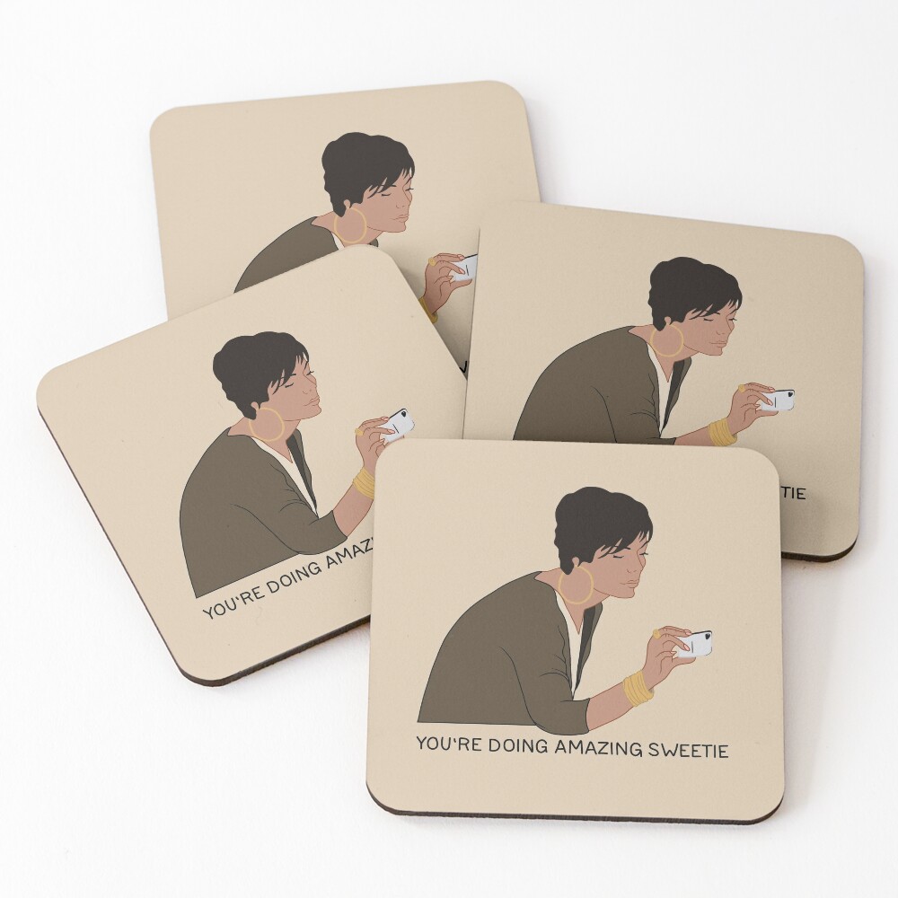 You're Doing Amazing, Sweetie Coasters (Set of 4)