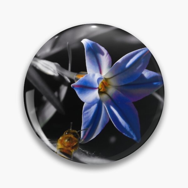 Item preview, Bumble Bee, Purple Flower Contrast designed and sold by amy-moore67.
