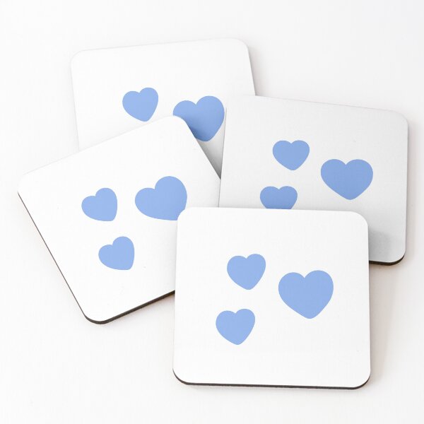 Item preview, Vintage pastel blue heart designed and sold by camillefct.