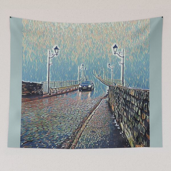 Item preview, Misty bridge leading to nowhere designed and sold by helenkaiy.