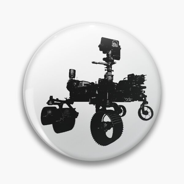 Item preview, NASA's Perseverance Mars Rover - Silhouette with detailing designed and sold by Spaceflight Designs.
