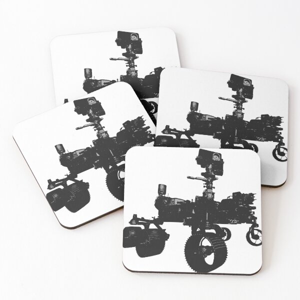 Item preview, NASA's Perseverance Mars Rover - Silhouette with detailing designed and sold by Spaceflight Designs.