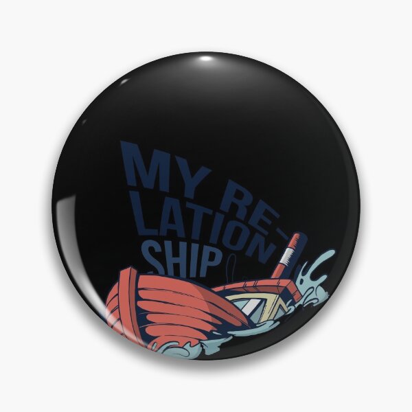 Item preview, My relationship- funny sinking boat with quote designed and sold by Watersolution.