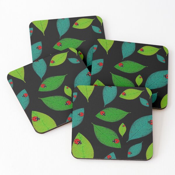 Item preview, Ladybugs On Leaf - Large Size Design designed and sold by MarcSabuncu.
