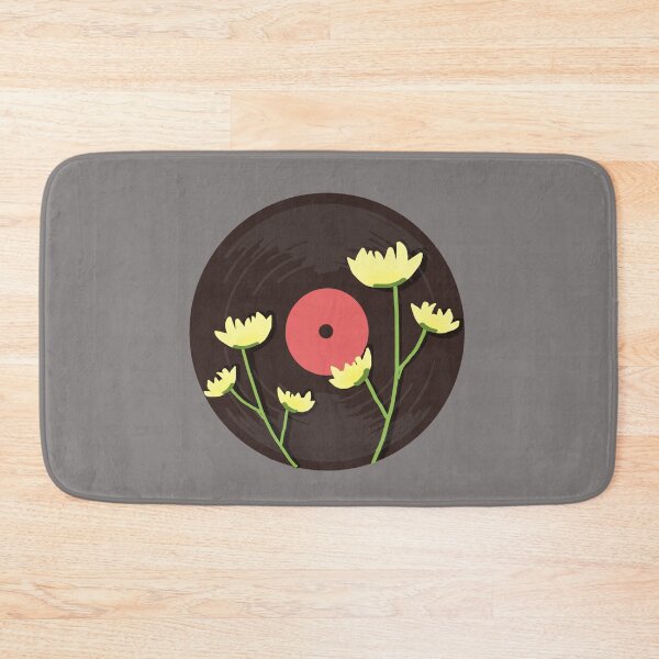 Artikelvorschau, Vintage Schallplatte mit blühenden Blumen entworfen und verkauft von fluffeeair.