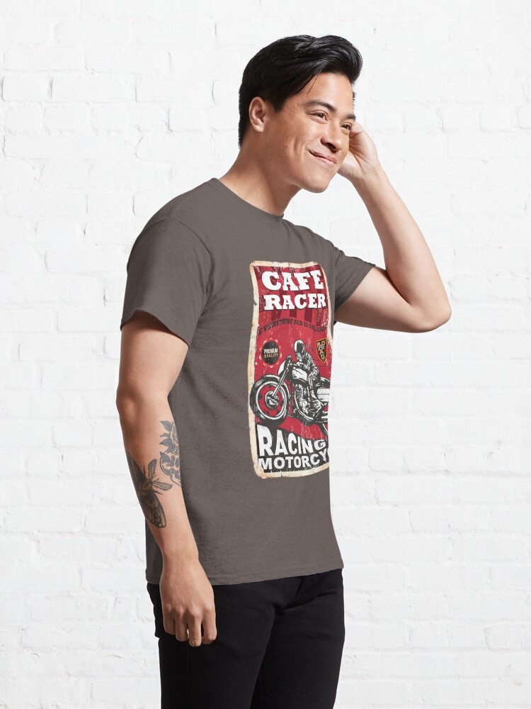 Discover Cafe racer poster - everything old is cool again T-Shirt