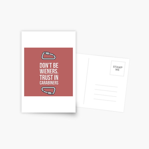 Inspirational climbing design Postcard