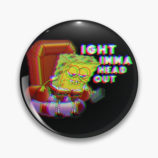 Artikelvorschau, "Ight Imma Head Out" Trippy SpongeBob entworfen und verkauft von designbychow.