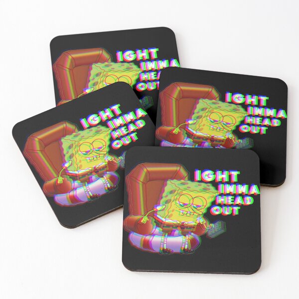Item preview, "Ight Imma Head Out" Trippy Spongebob designed and sold by designbychow.