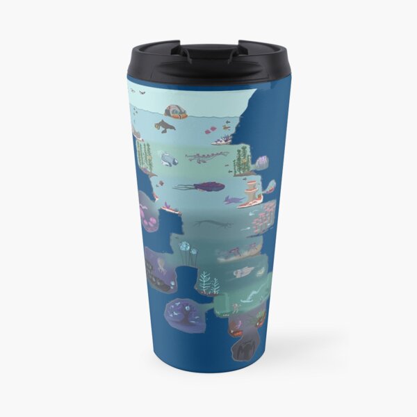 Subnautica cross section Travel Mug