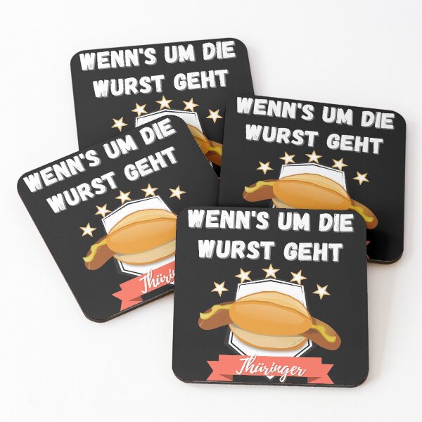 Item preview, Bratwurst Thuringian Grill Sausage Taste Saying designed and sold by Two Left Hands Design.