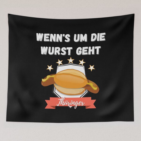 Item preview, Bratwurst Thuringian Grill Sausage Taste Saying designed and sold by Two Left Hands Design.
