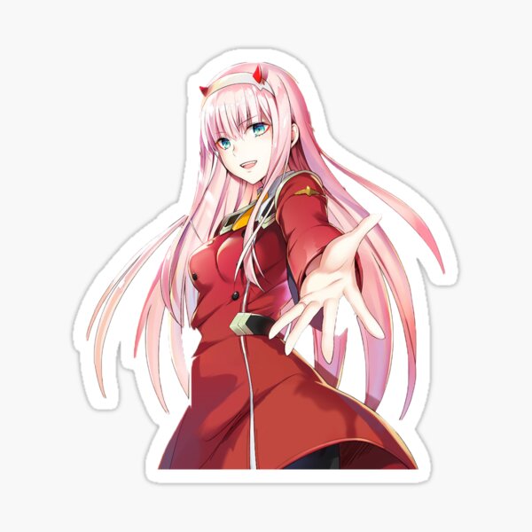 Zero Two Sticker Pack, Darling in the FranXX, Stickers