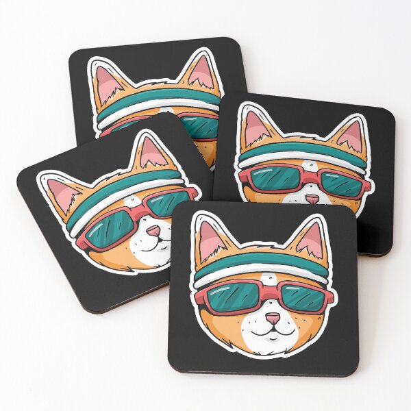 Item preview, Cool sporty fitness cat - kitten gift designed and sold by Watersolution.