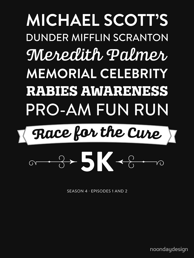 The Office - Rabies Awareness Fun Run by noondaydesign