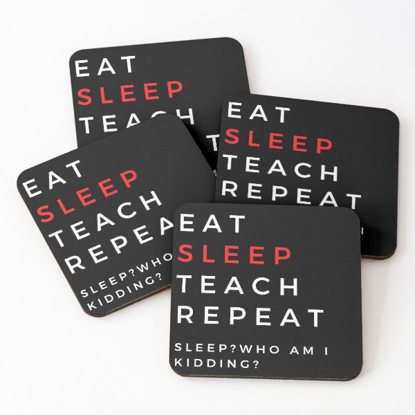 Item preview, Eat teach sleep Teachers day gift  designed and sold by anins-azuree.