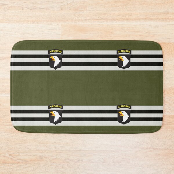 Item preview, D-Day Stripes with 101st Airborne Patch (Horizontal) designed and sold by rgrayling.