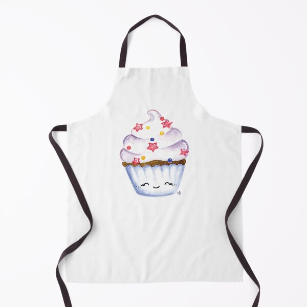 Item preview, Kawaii Cupcake | Watercolor Kawaii Art designed and sold by Tatyana Deniz.