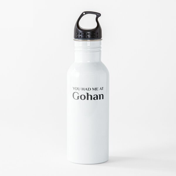 Had Me At Gohan Funny Japanese Food Fan Water Bottle