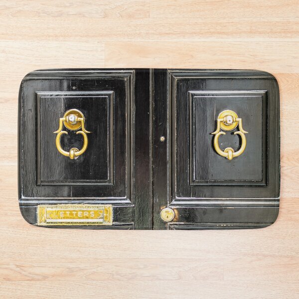 Item preview, Black wooden door designed and sold by lena-maximova.
