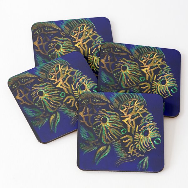 Item preview, Neon miracly fishes  designed and sold by Nina  Dubinskaya.