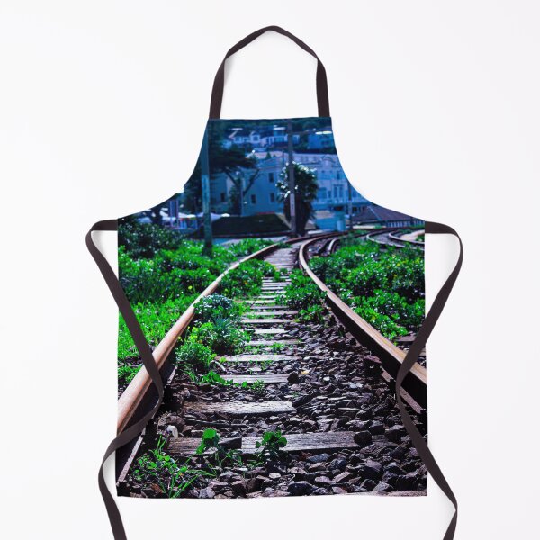 Item preview, Artistic Train Track Outdoor Design for Those Who Love Trains designed and sold by Marguerite Faure.