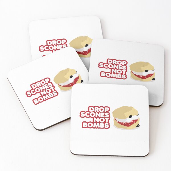 Item preview, Drop Scones not Bombs designed and sold by Coops Clothing.