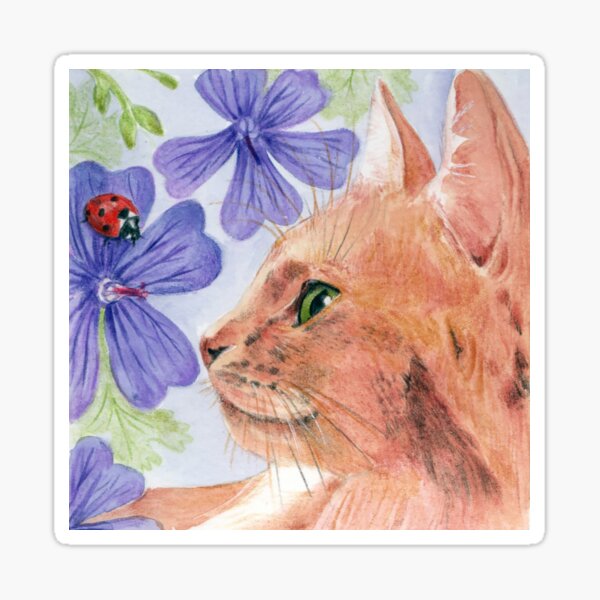Item preview, Ginger Cat 3 designed and sold by Highland Celtic Art.