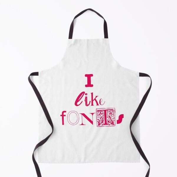 Item preview, I like fonts (red) designed and sold by helengarvey.