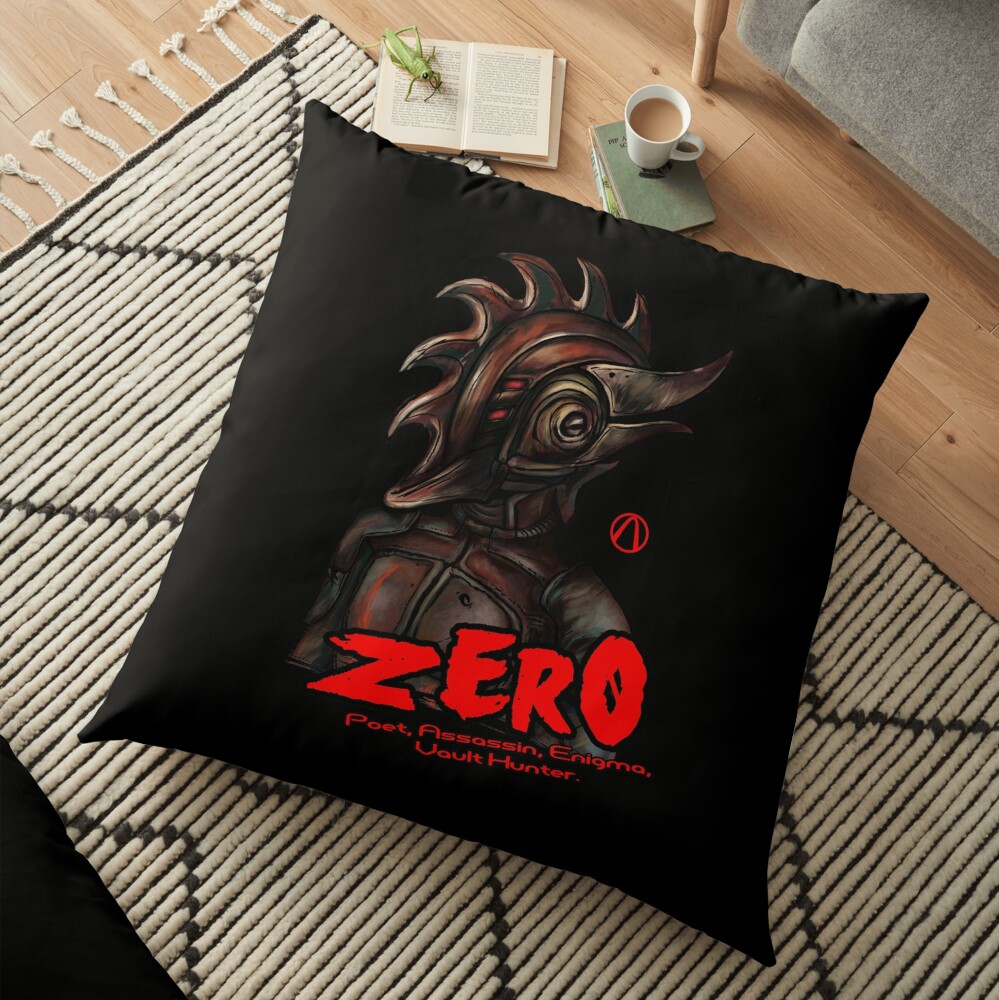 Borderlands 2 - Vault Hunter Zer0 the Assassin Floor Pillow