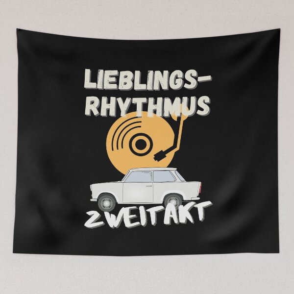 Item preview, Favorite Rhythm Two-stroke GDR Trabbi Humor designed and sold by Two Left Hands Design.