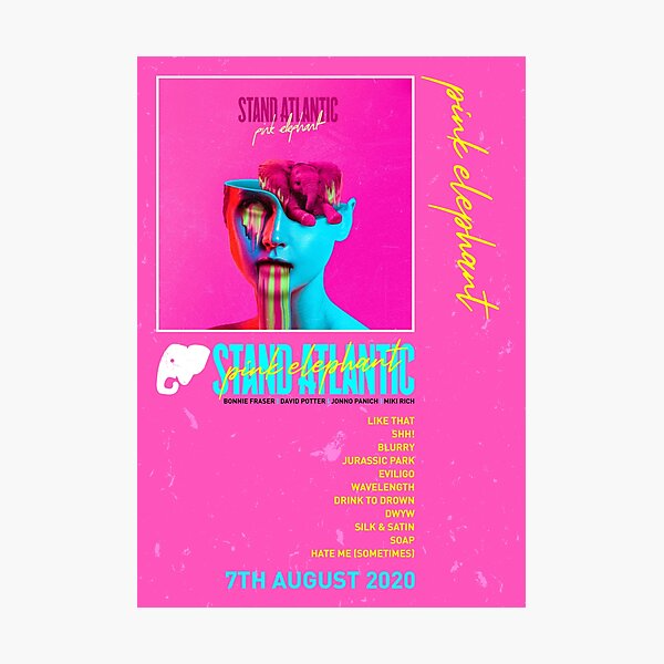 Artikel-Vorschau von Stand Atlantic - Pink Elephant Album Artwork, designt und verkauft von Jackbradley.