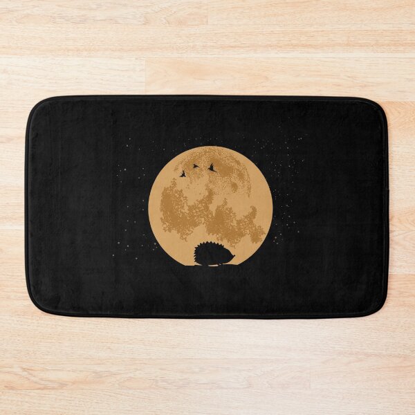 Item preview, Hedgehog Hedgehog Motif Full Moon Gift designed and sold by Ibu83.