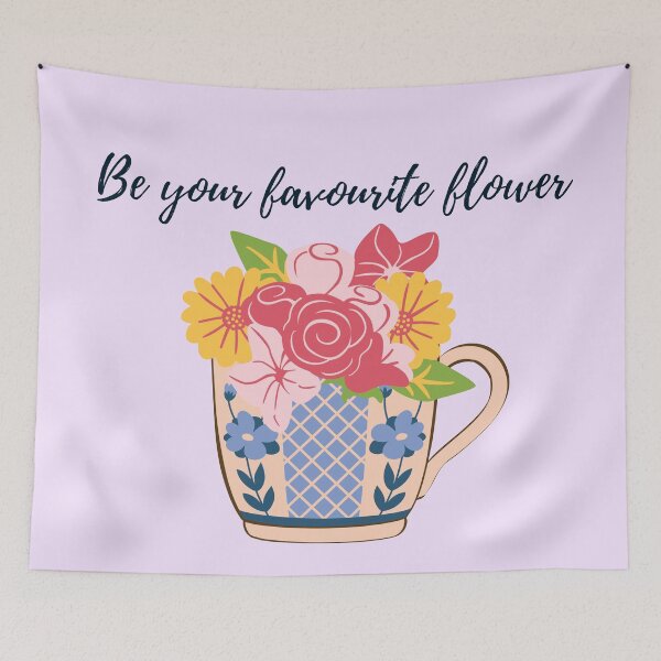 Item preview, Be your own favourite flower- flowers in cup designed and sold by Faeblehoarder.