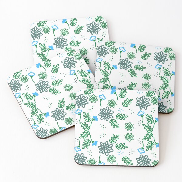 Item preview, Green floral pattern design designed and sold by Sharon111.