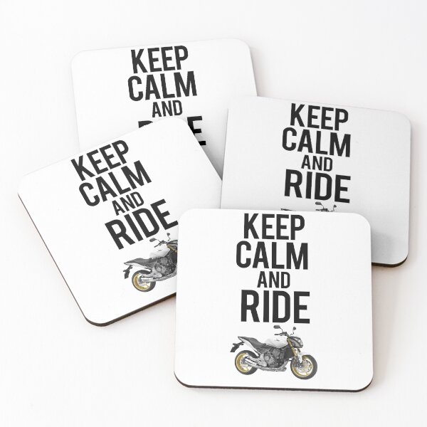 Keep Calm and Ride Honda Hornet Coasters (Set of 4)