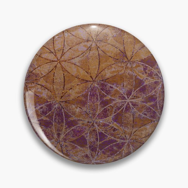 Item preview, flower of life brown purple designed and sold by filippobassano.