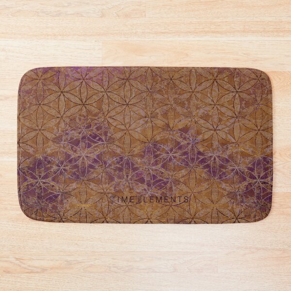 Item preview, flower of life brown purple designed and sold by filippobassano.