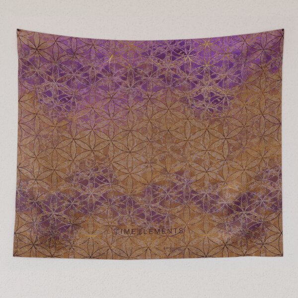 Item preview, flower of life brown purple designed and sold by filippobassano.