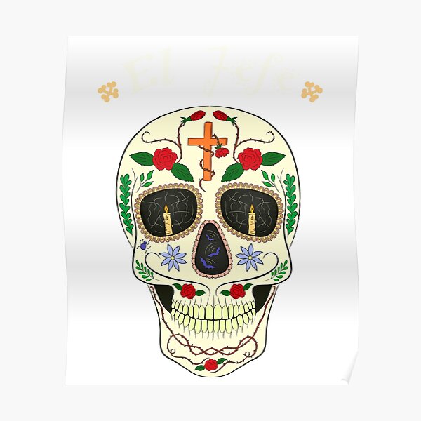 Mexico Day of the Dead calavera sugar skull funny t-shirt women