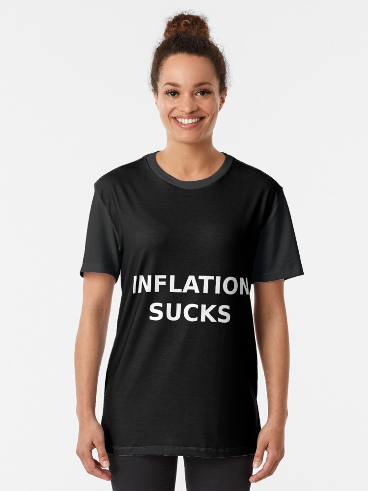 Alternate view of Inflation sucks Graphic T-Shirt