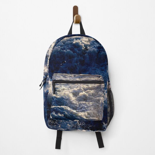Item preview, Big beautiful crashing blue waves Ocean Design designed and sold by Marguerite Faure.