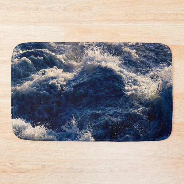 Item preview, Big beautiful crashing blue waves Ocean Design designed and sold by Marguerite Faure.