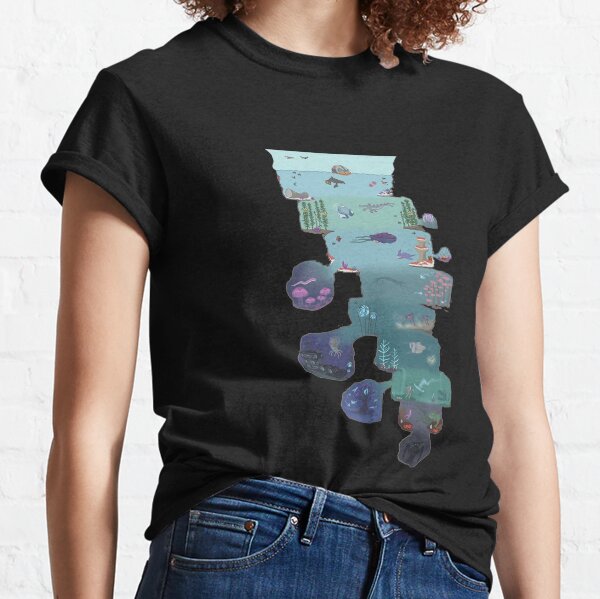 Subnautica cross section Classic T-Shirt