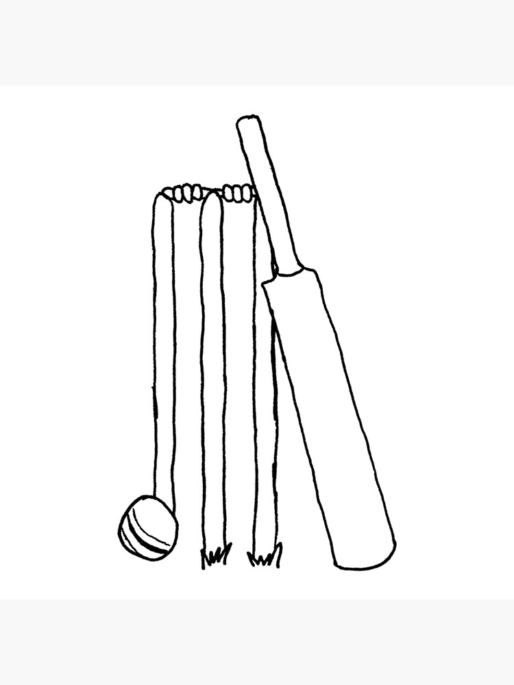 Quirky Drawing Cricket Bat Stock Vector (Royalty Free) 52361203 |  Shutterstock