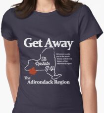 Camiseta entallada para mujer Dirígete al norte del estado de Nueva York