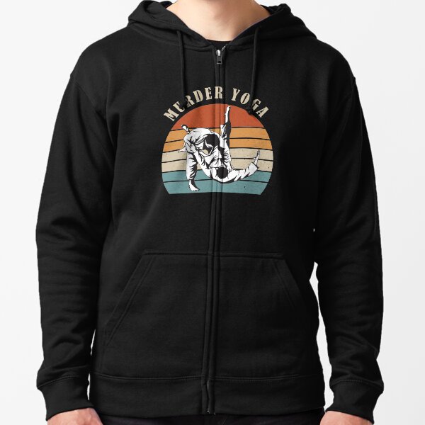 Murder Yoga Vintage Zipped Hoodie