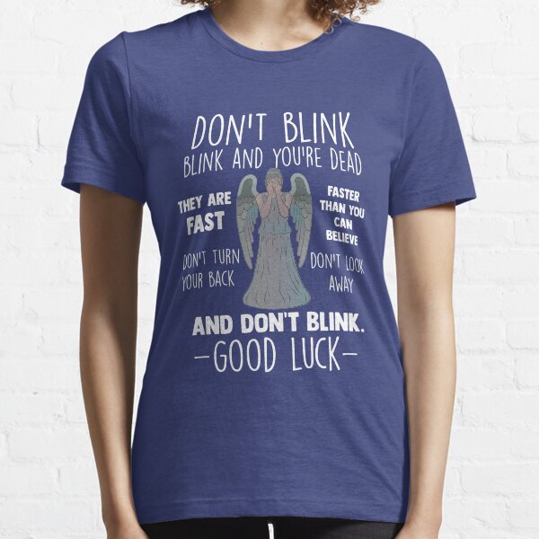 Doctor Who Weeping Angel Don't Blink Essential T-Shirt